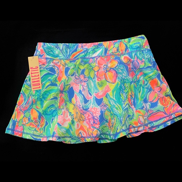 Lilly Pulitzer MEDIUM Luxletic skort NEW - Picture 4 of 11